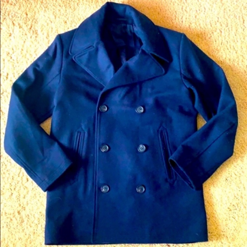 Abercrombie wool peacoat (S)